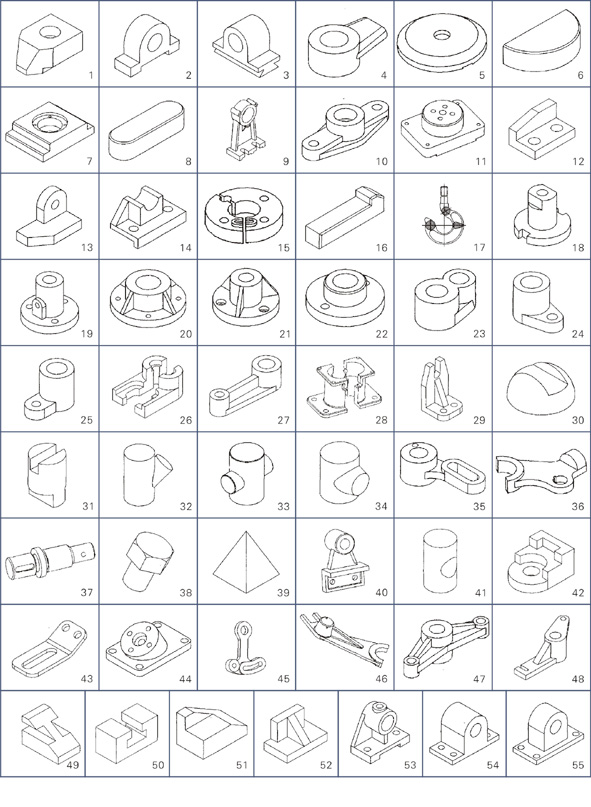 機(jī)械制圖速成模型