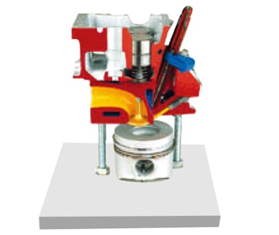 四閥直噴式柴油機氣缸蓋解剖模型