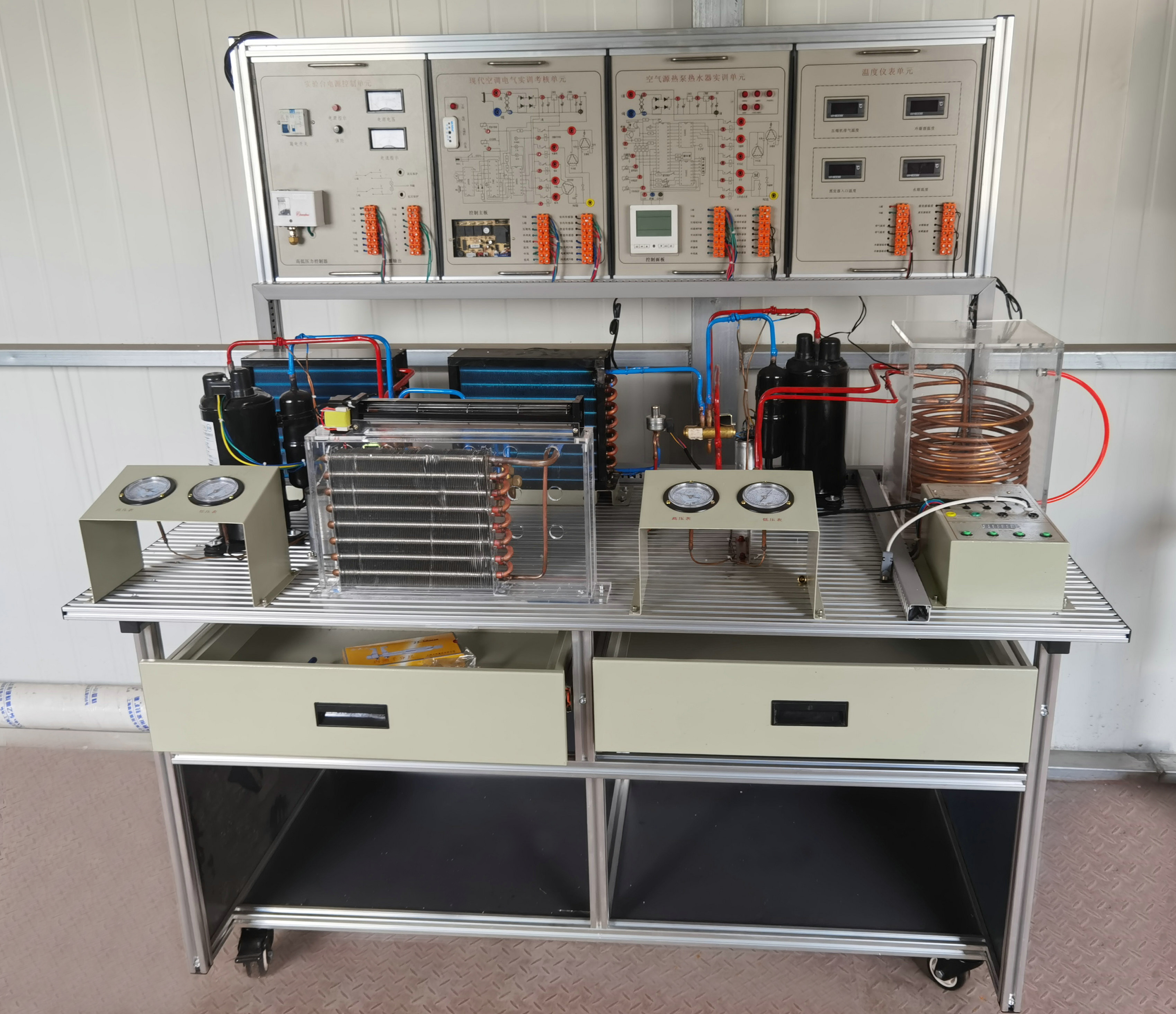 現(xiàn)代制冷與空調(diào)系統(tǒng)技能實訓設(shè)備