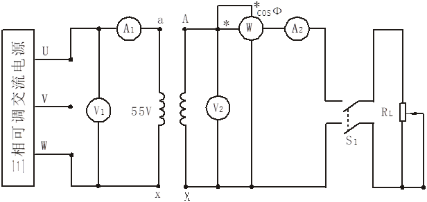 負(fù)載實(shí)訓(xùn)接線圖