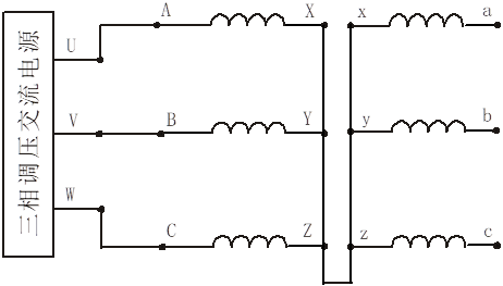 測定原、副方極性接線圖