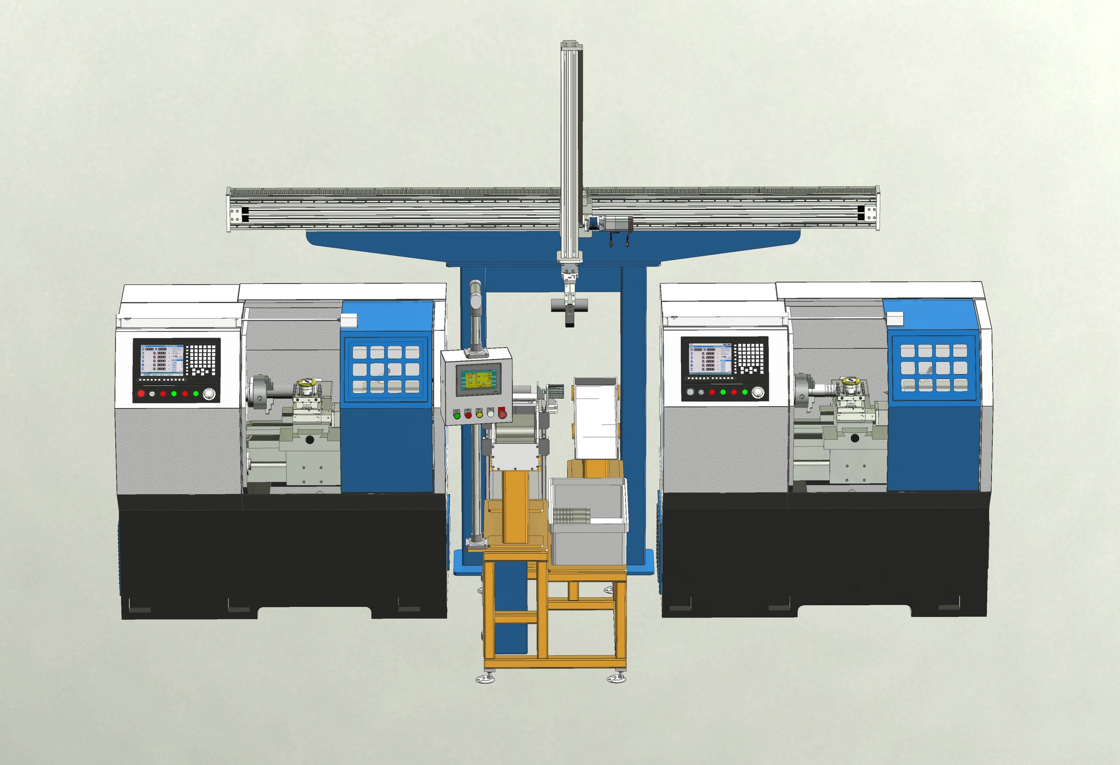 工業(yè)4.0智慧工廠上下料實訓(xùn)裝置