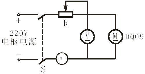 測(cè)電樞繞組直流電阻接線圖